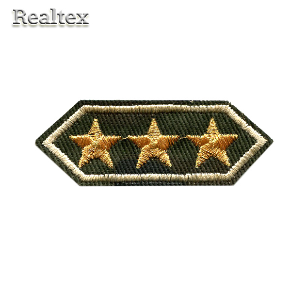  Термоаппликации Realtex S-3283 "Шеврон со звездами" 