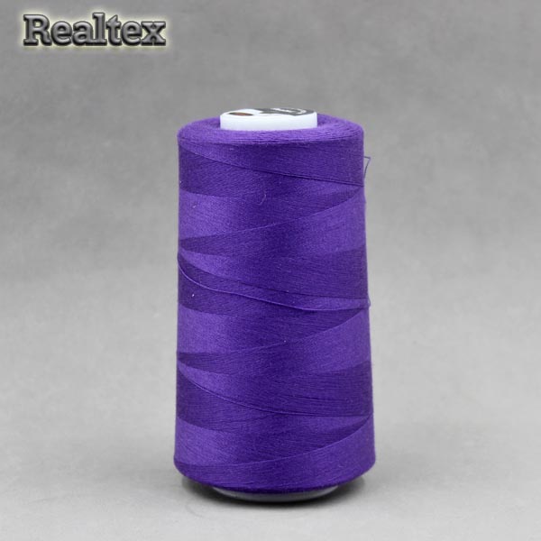 Нитки "Realtex" 40/2 (5000ярд) цв.199 фиолетовый