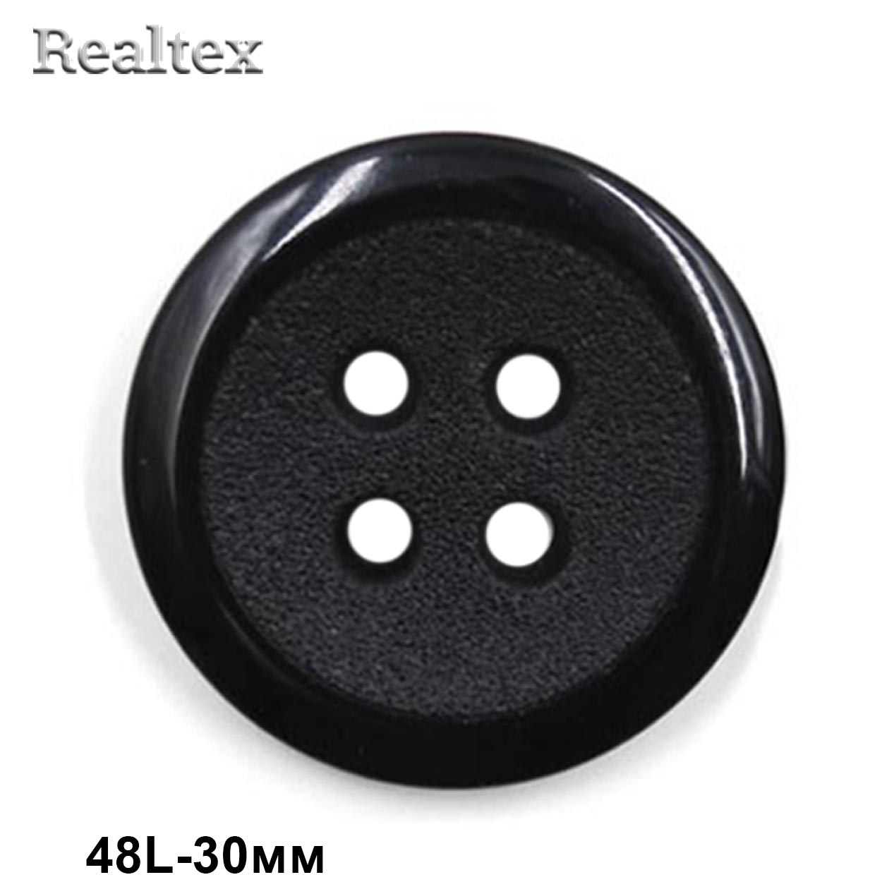 Пуговицы CB 1214 48L (36шт) цв.Black