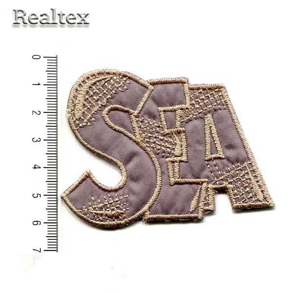 Термоаппликации 3559 "SEA" цв.серый