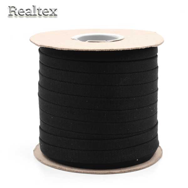 Шнур плоский 06с2341 14мм цв.005 черный