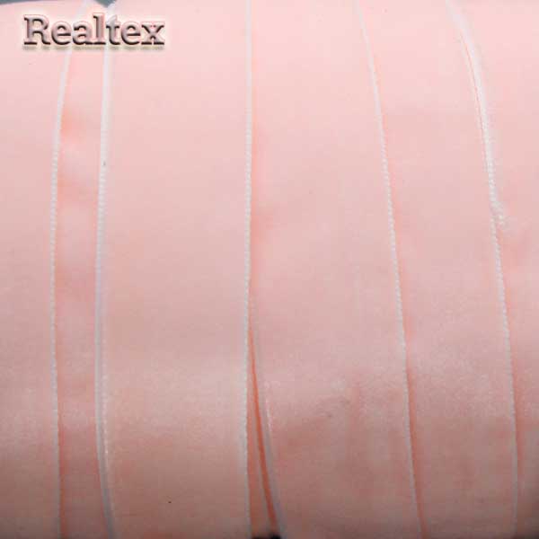 Лента бархатная УТ 20мм цв.8524 светло-розовый