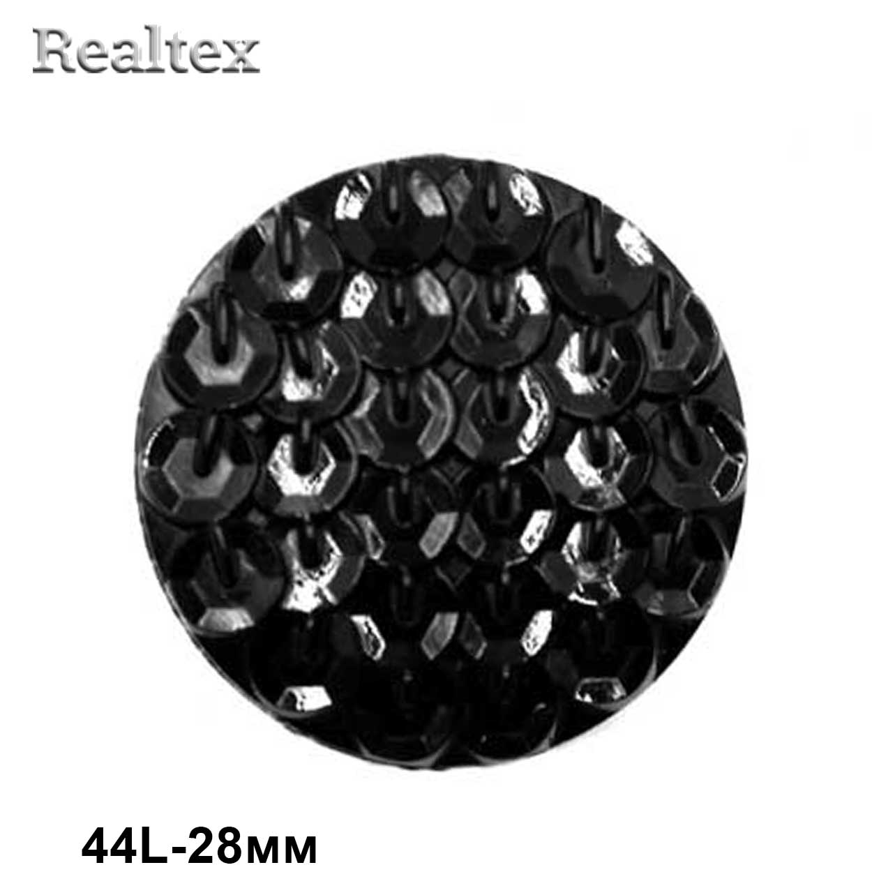 Пуговицы SB 4188N 44L (25шт) цв.nero