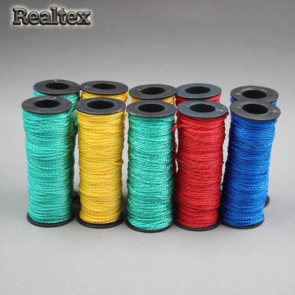 Нитки капроновые обувные 1,0мм цв.ассорти