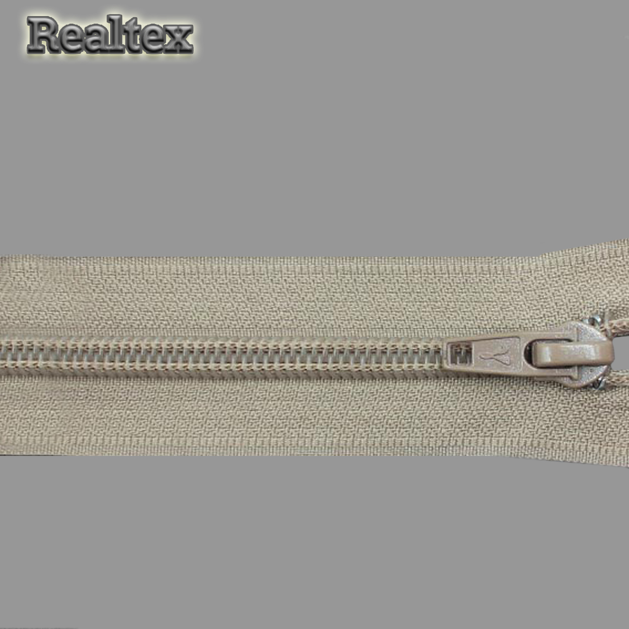 Молния обувная G007A Т.7 18см неразьемная цв.298 светло-бежевый