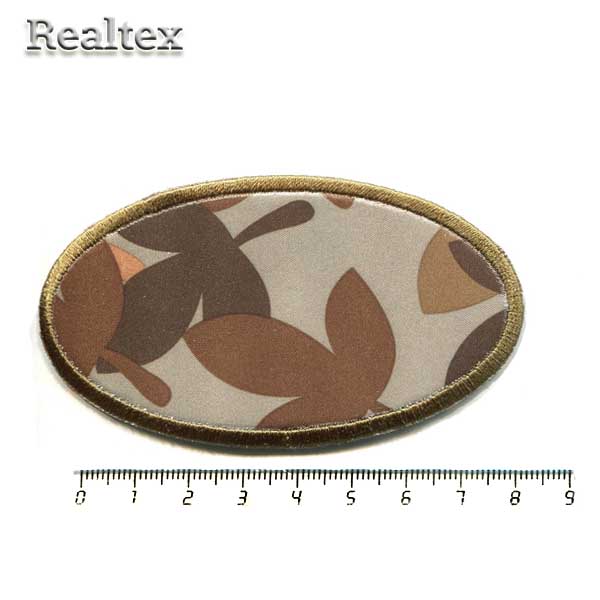 Термоаппликации 013 "Овал" цв.зеленый