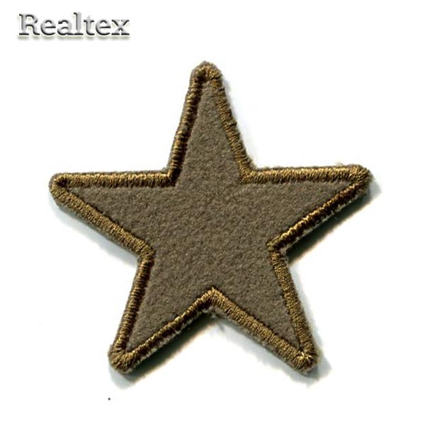 Термоаппликации 017Ф "Звезда" цв.хаки