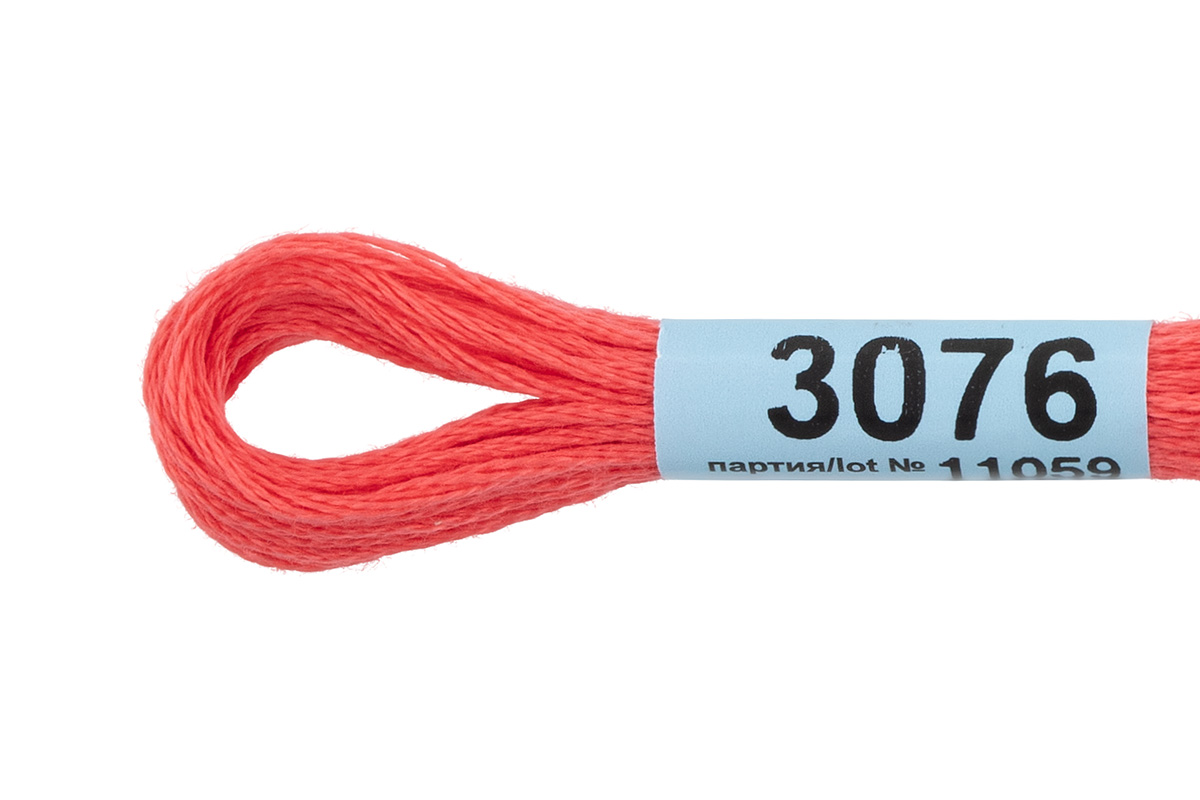 Мулине "Гамма" цв.3076 св.красный