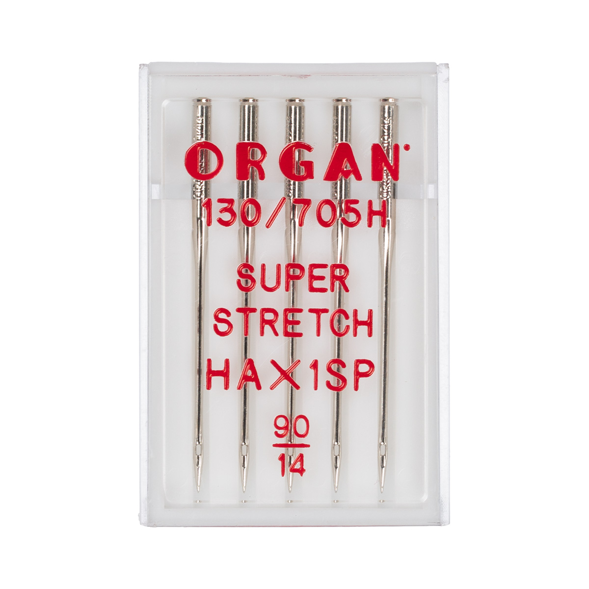 Иглы БШМ ORGAN супер стрейч №90 в пенале