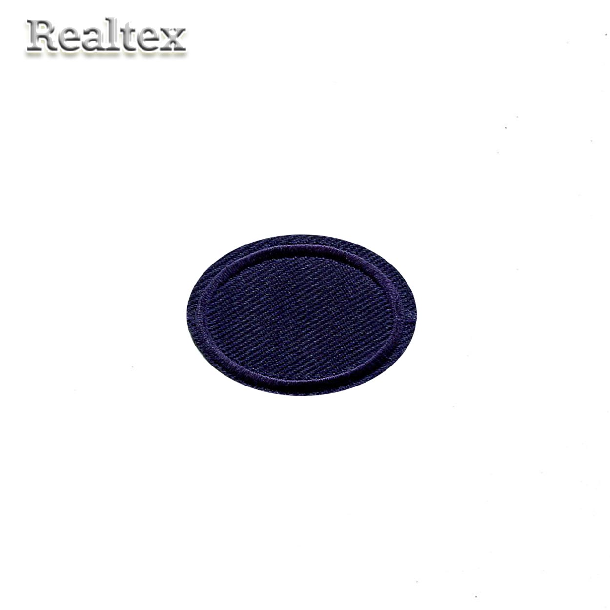  Термоаппликации Реалтекс S-4447 "Овал!" цв.синий