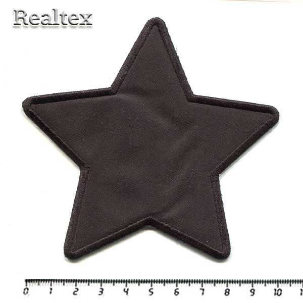 Термоаппликации 017 "Звезда" цв.черный 