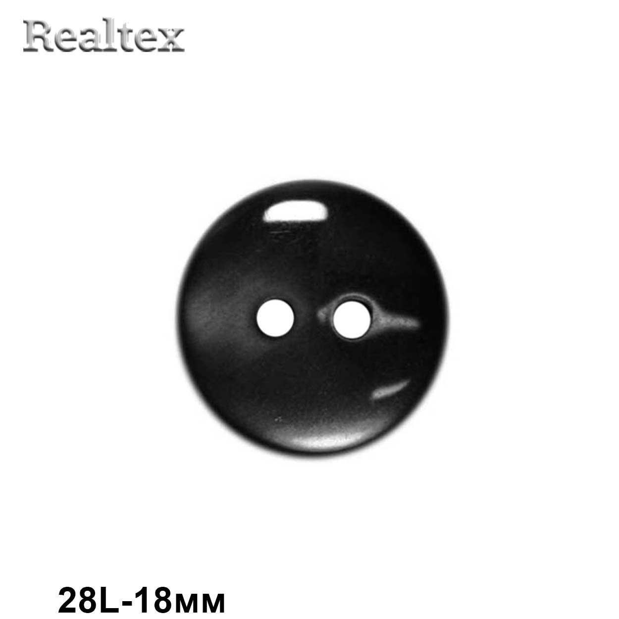 Пуговицы CR K12 28L (144шт) цв.Black