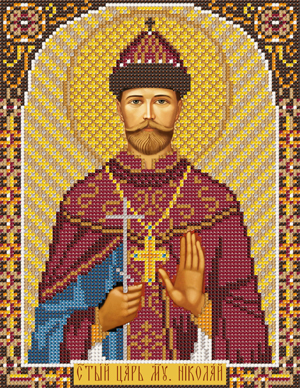 Рисунок на канве для бисера НС С9190 "Св.Царь Мч.Николай" 