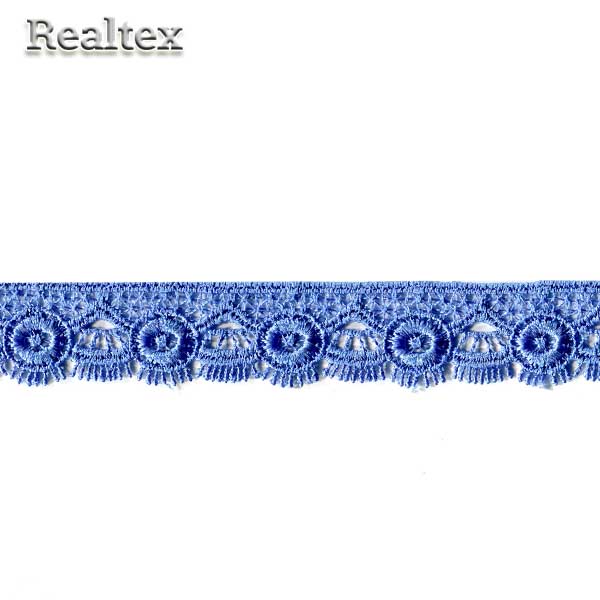 Кружево  20мм МА-54-1073 цв.022 василек
