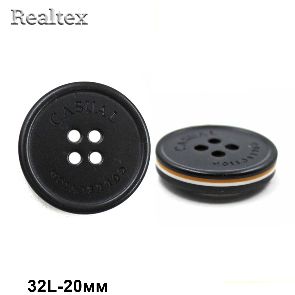 Пуговицы CB 3679 32L (36шт) цв.B-Brown