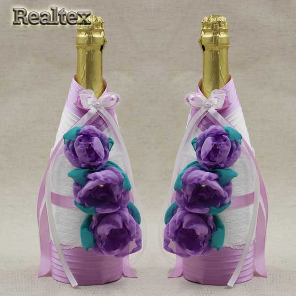 Украшения на бутылки №Л0034 цв.3095 сиреневый