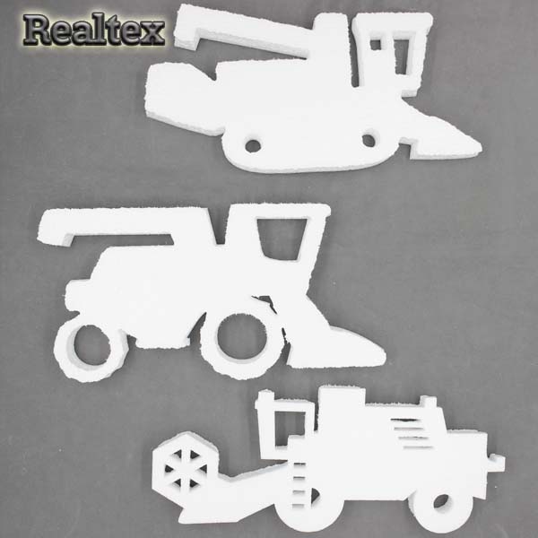 Заготовка для декорирования Комбайн 30см мод.13455 (пенопласт пористый) 