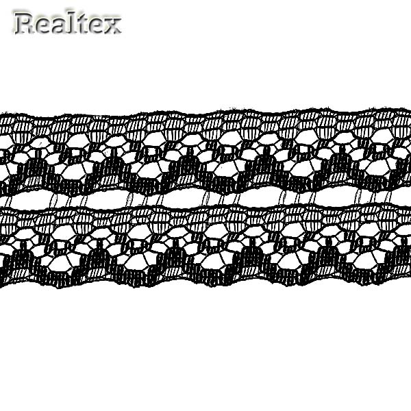 Кружево капроновое  20мм 7с1 цв.черный