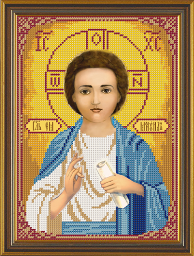 Рисунок на канве для бисера НС 9021 А-4 "Спас Эммануил" 