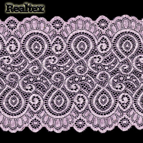 Кружево стрейч 180мм TBY L1351 цв.165 нежная сирень