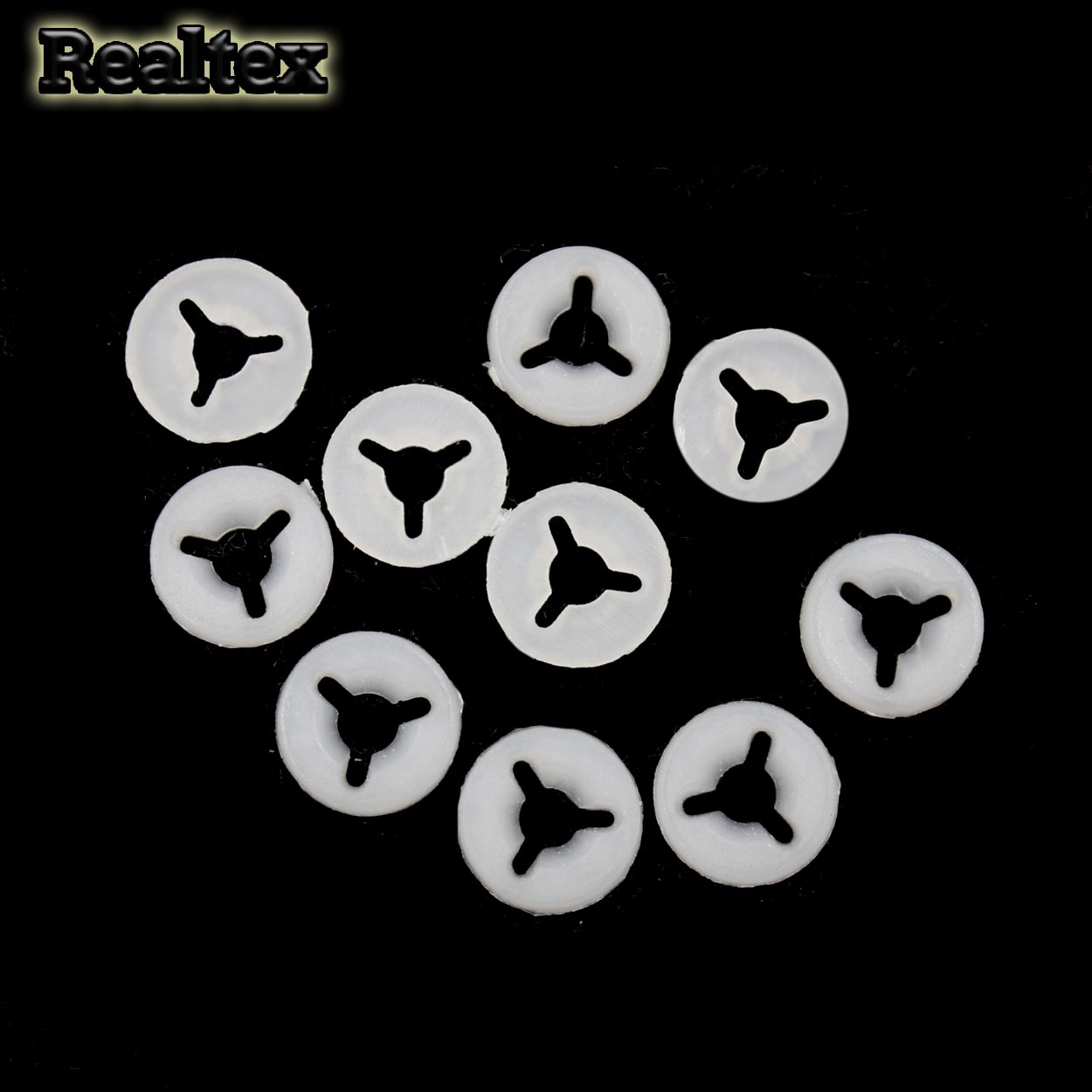 Крепеж Realtex для игрушек W12 d=12мм, внутр.d=4мм (50шт)