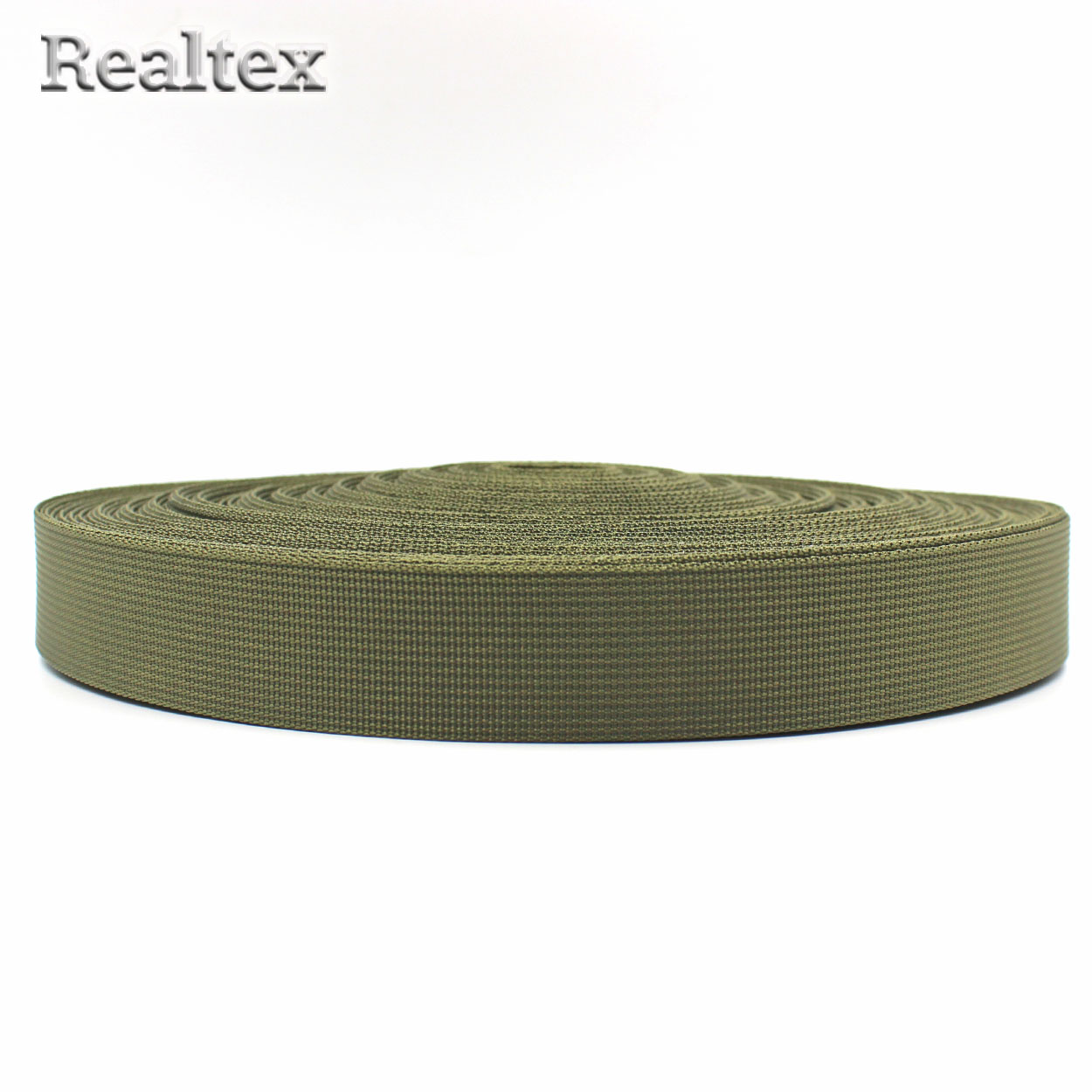  Лента ременная Realtex Premium 32мм (45,7м) цв.20 хаки