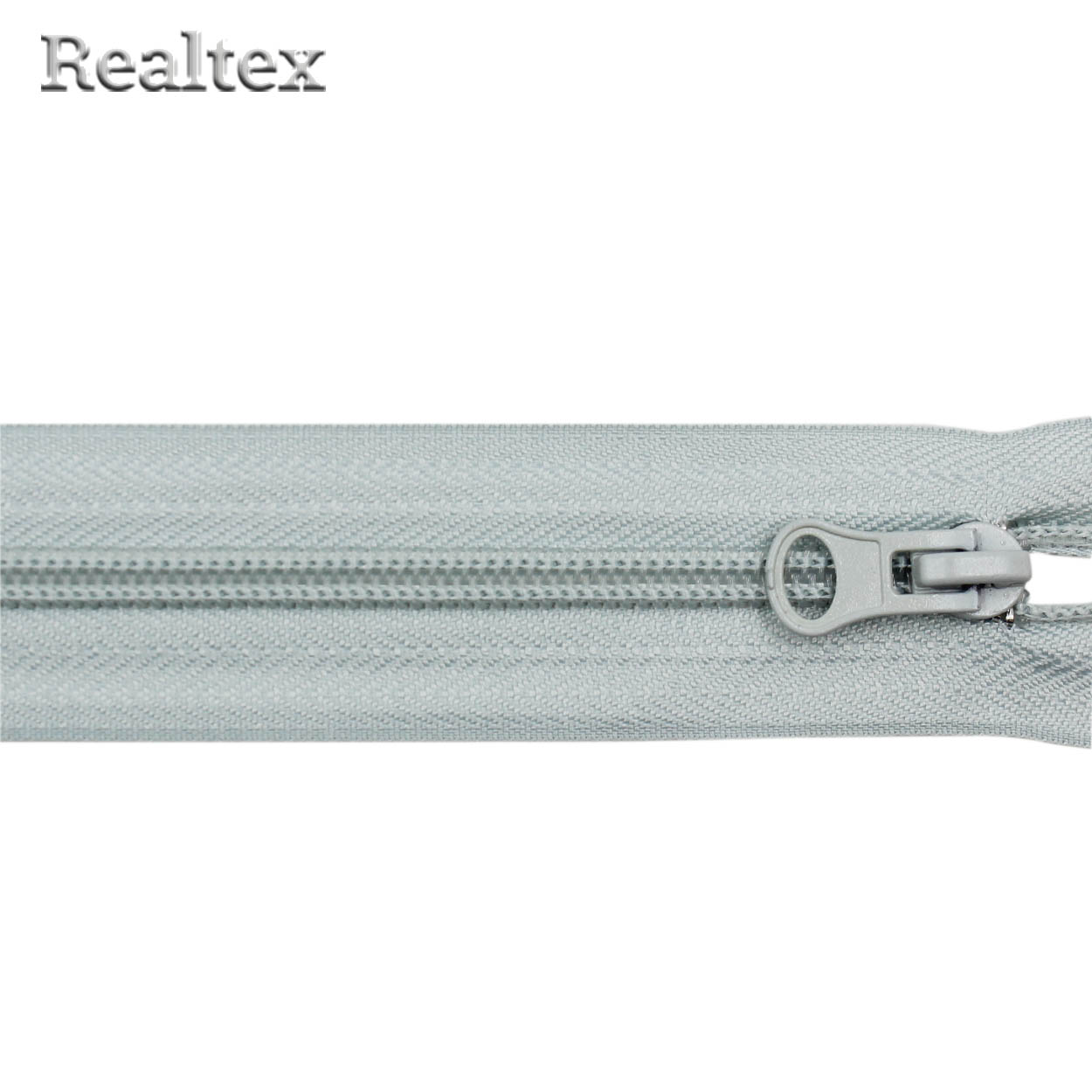 Молния витая Т.5 90см разъемная цв.314С св.серый