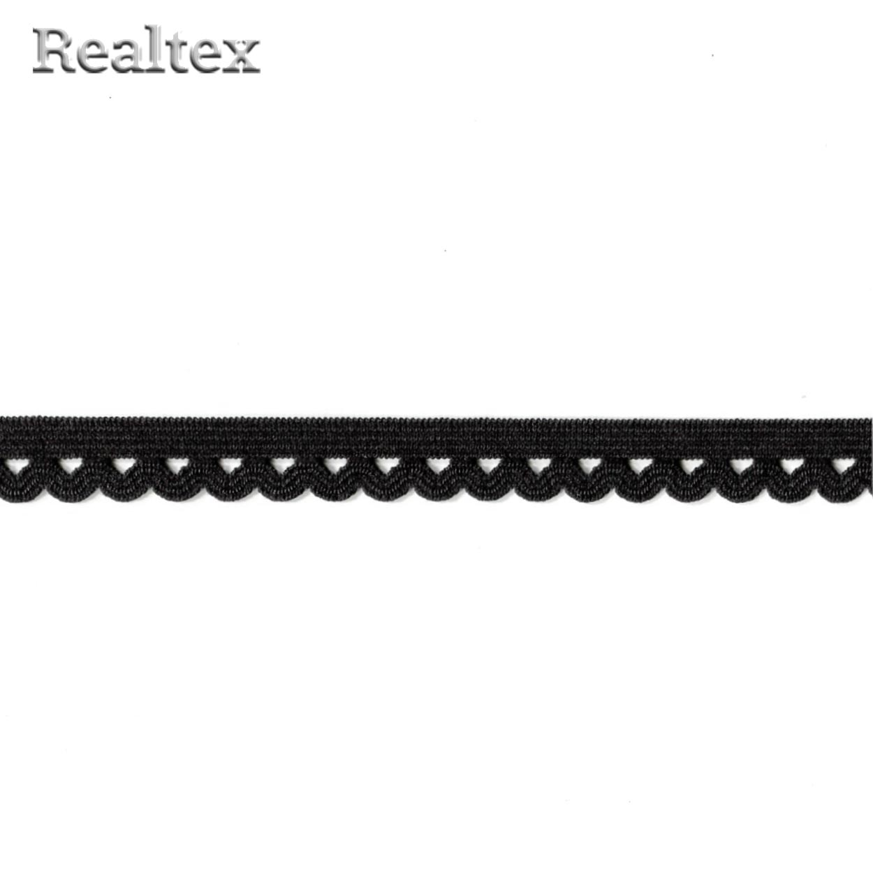 Резинка бельевая Realtex 2214 14мм (50м) цв.черный