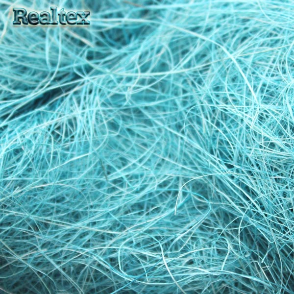 Сизалевое волокно Реалтекс цв.A005 бирюзовый