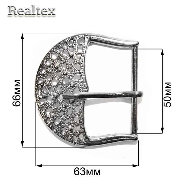 Пряжка металлическая П-47 цв.черный никель