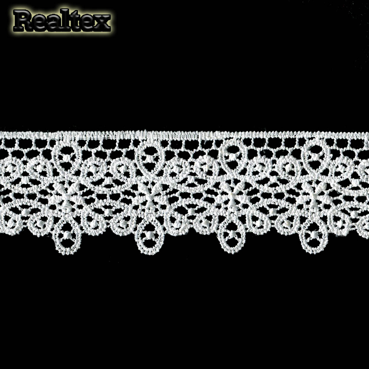 Кружево гипюр  45мм TBY 1188 цв.белый