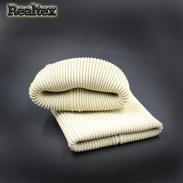 Манжет трикотажный АМ 8,5*7,5см 87%полиэфир+13%лайкра цв.льняной