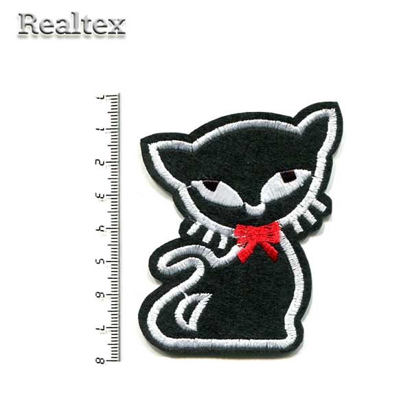 Термоаппликации детские Realtex R-2270 "Кошка" цв.черный