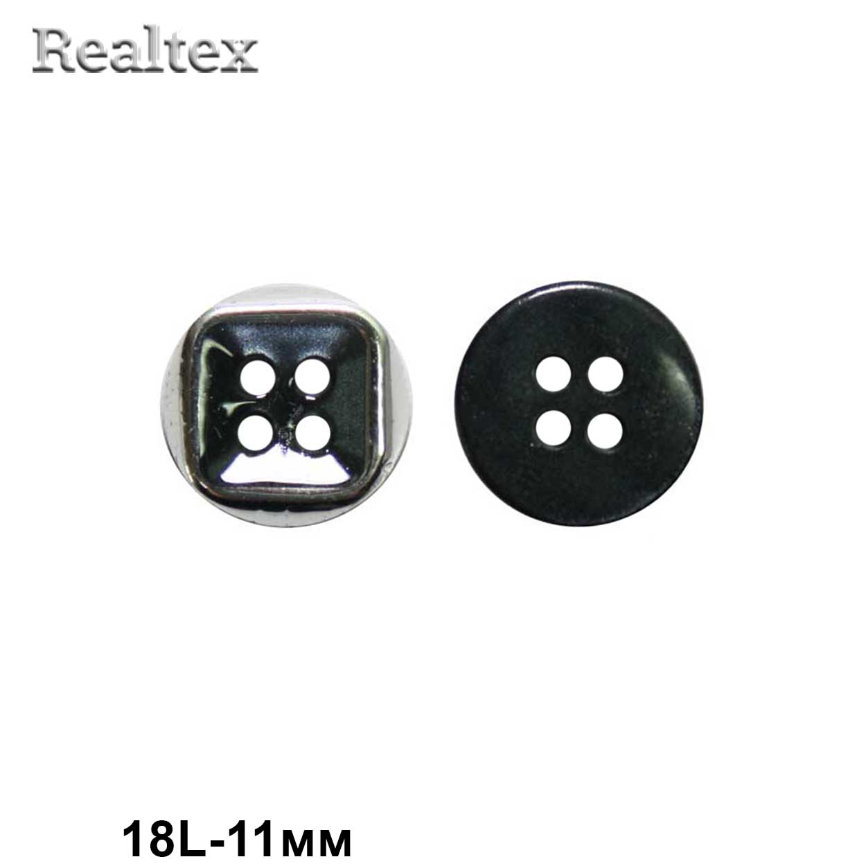 Пуговицы CB PM-05 18L (72шт) цв.Black