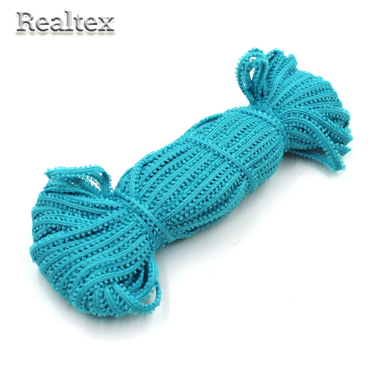 Тесьма отделочная с3601г17 "Сороконожка" цв.бирюза