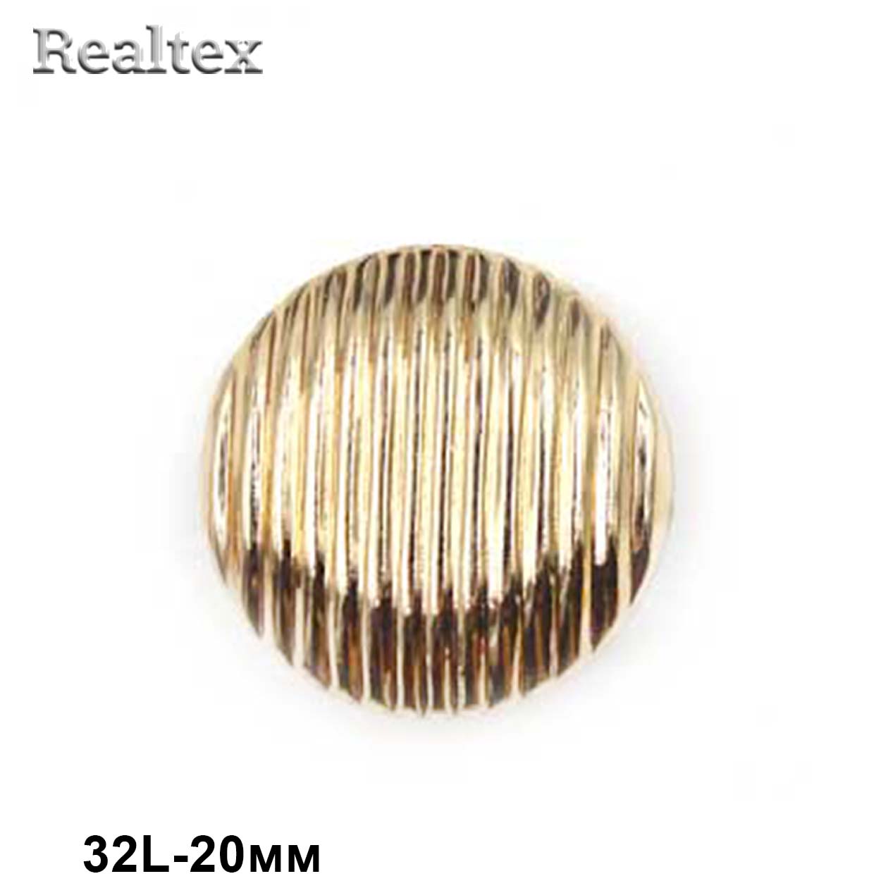 Пуговицы RB z-90 32L (36шт) цв.Gold