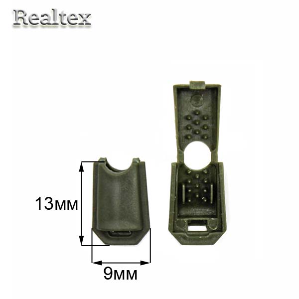 Наконечник пластиковый 27103н (500шт) цв.хаки 