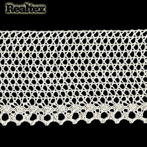 Кружево вязаное  80мм 80.01.145 (25м) цв.03 суровый 