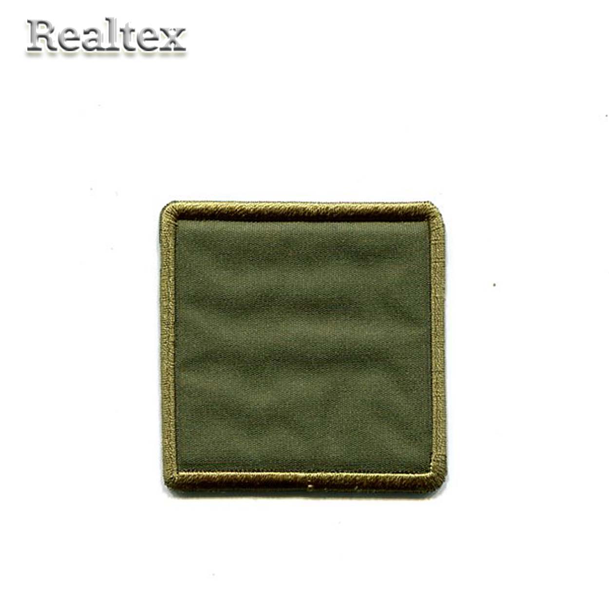 Термоаппликации 010 "Квадрат" цв.хаки 