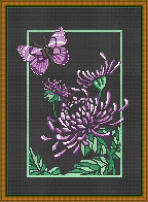 Набор для вышивания Орннамент ЯМ-001 "Хризантема" 