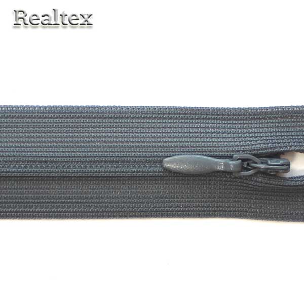  Молния потайная Т.3 20см цв.321 темно-серый