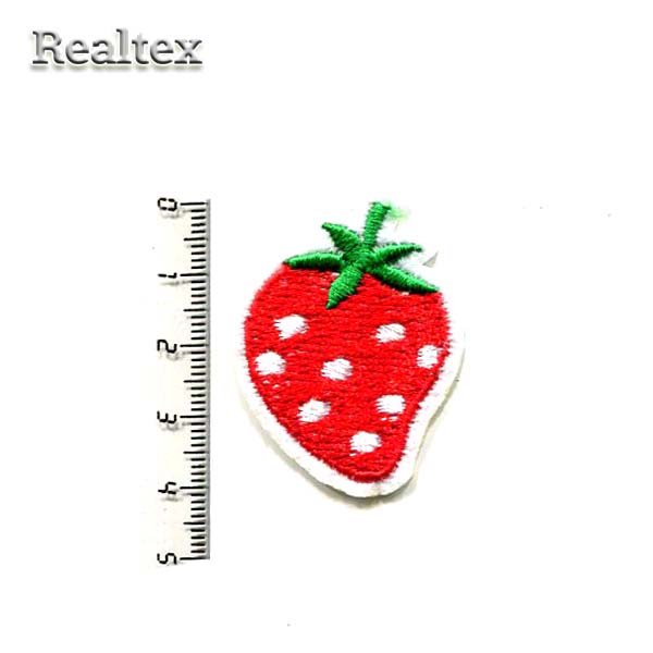 Термоаппликации детские Реалтекс Y-0116 "Клубника" цв.красный