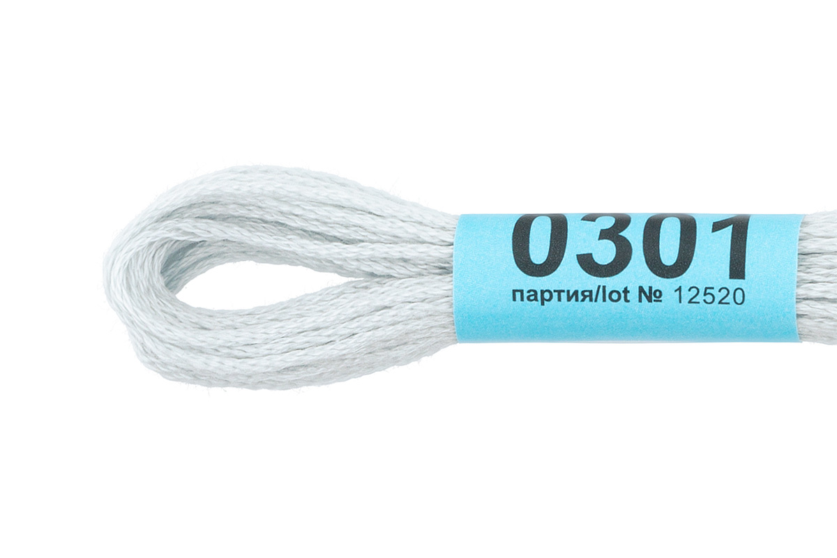 Мулине "Гамма" цв.0301 св.голубой