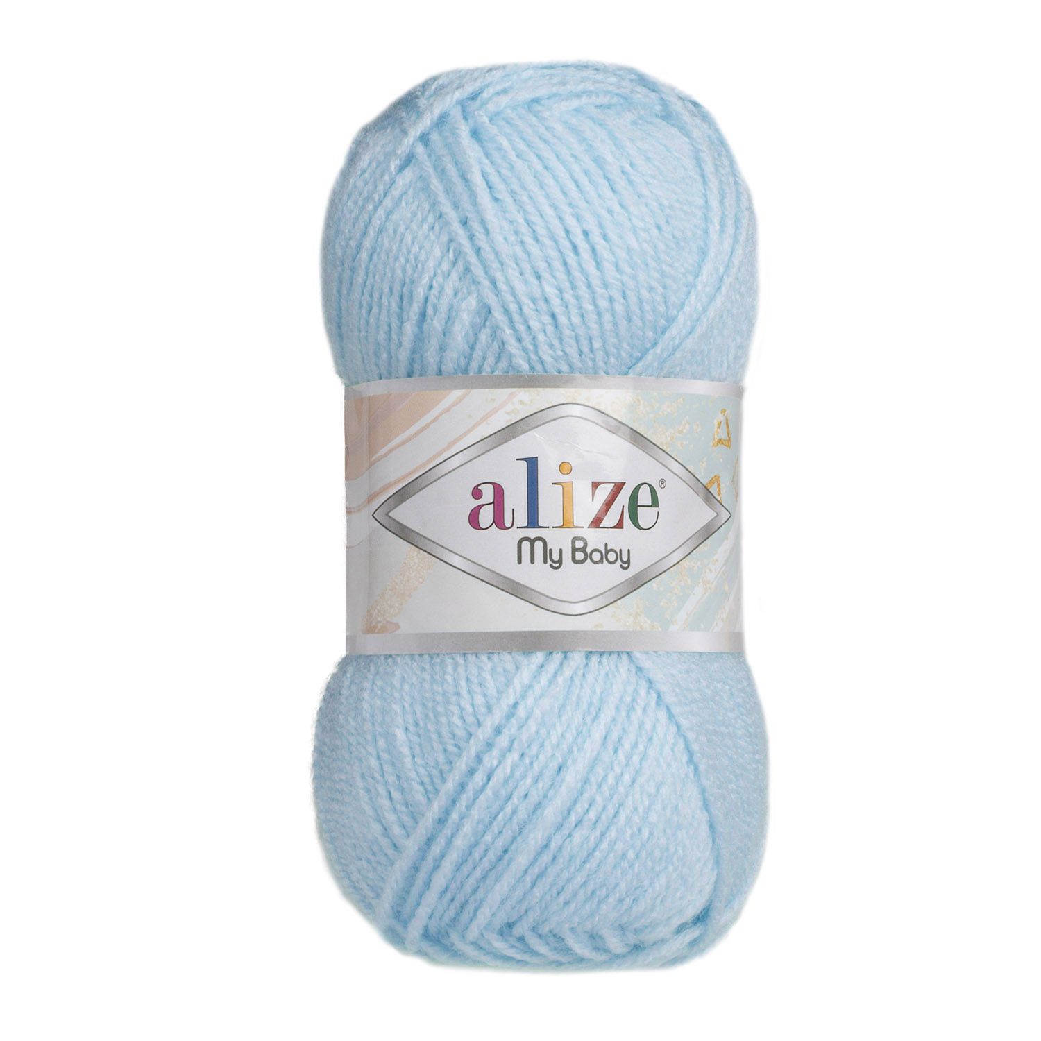 Пряжа Alize "My Baby" (50гр) цв.183 светло-голубой