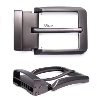 Пряжка металлическая ГМХ 14629 35мм цв.титан