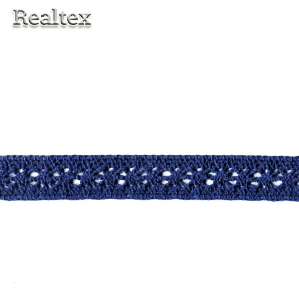 Кружево вязаное  15мм 15.01.099 (25м) цв.24 т.синий