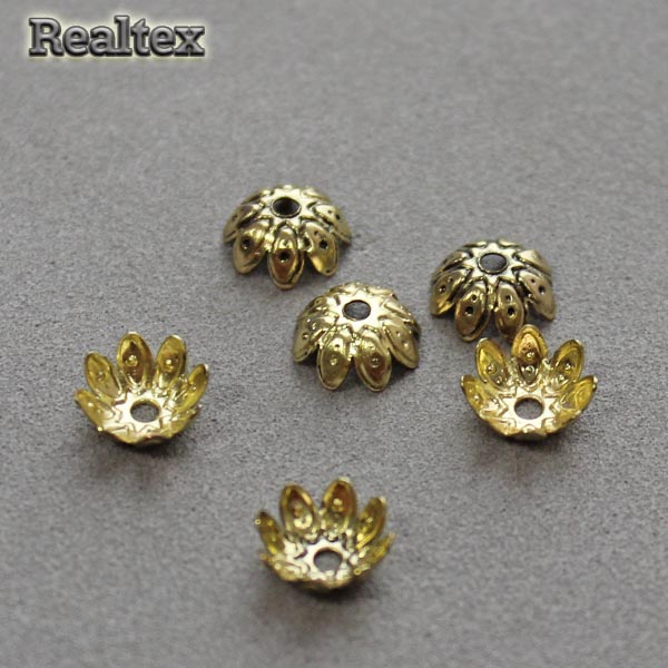 Розетка для бус K14 d-9мм цв.бронза