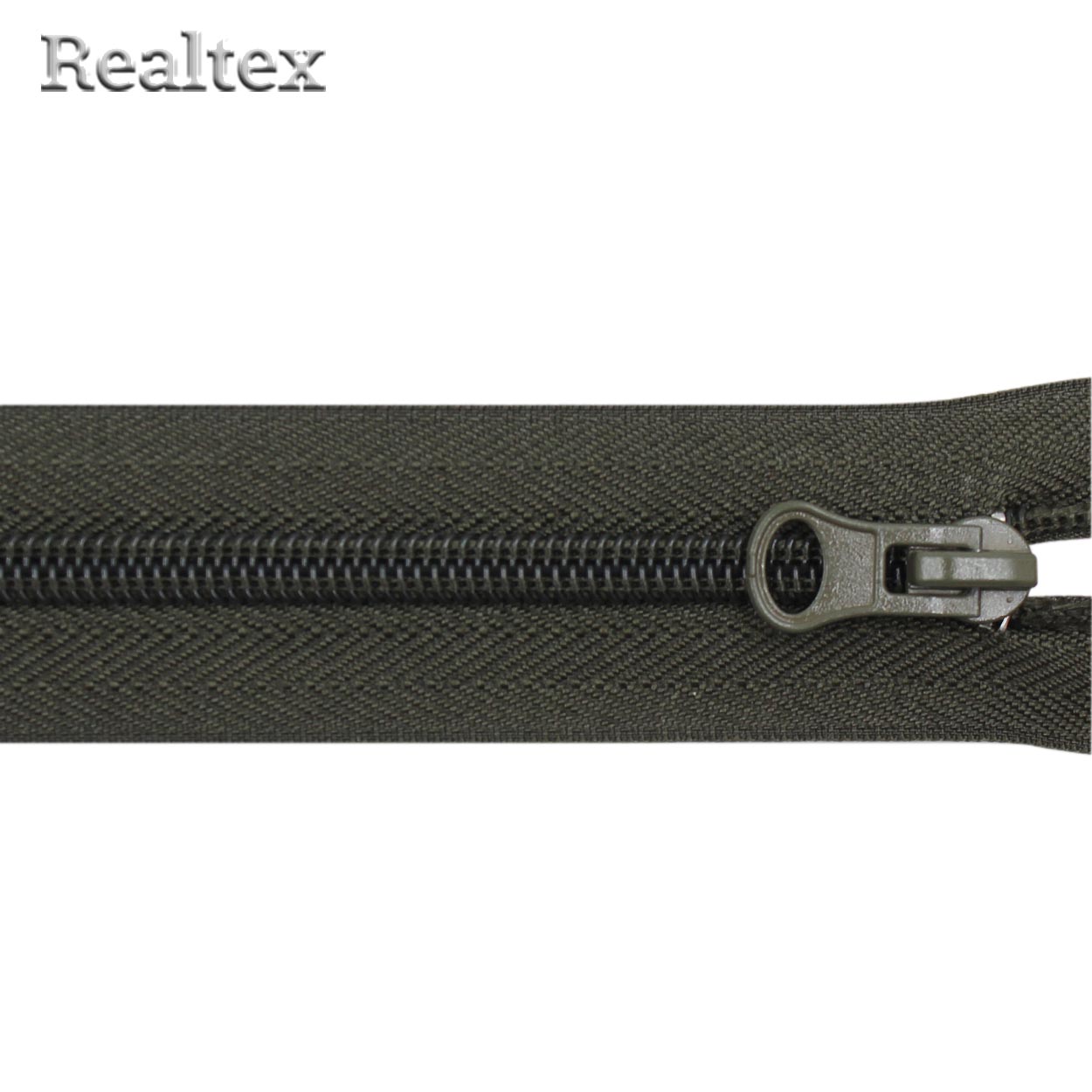 Молния витая Т.5 70см разъемная цв.328С т. хаки