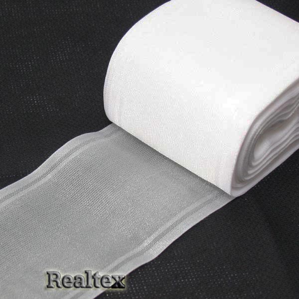 Лента капроновая 80мм с3501г17 цв.01 белый 