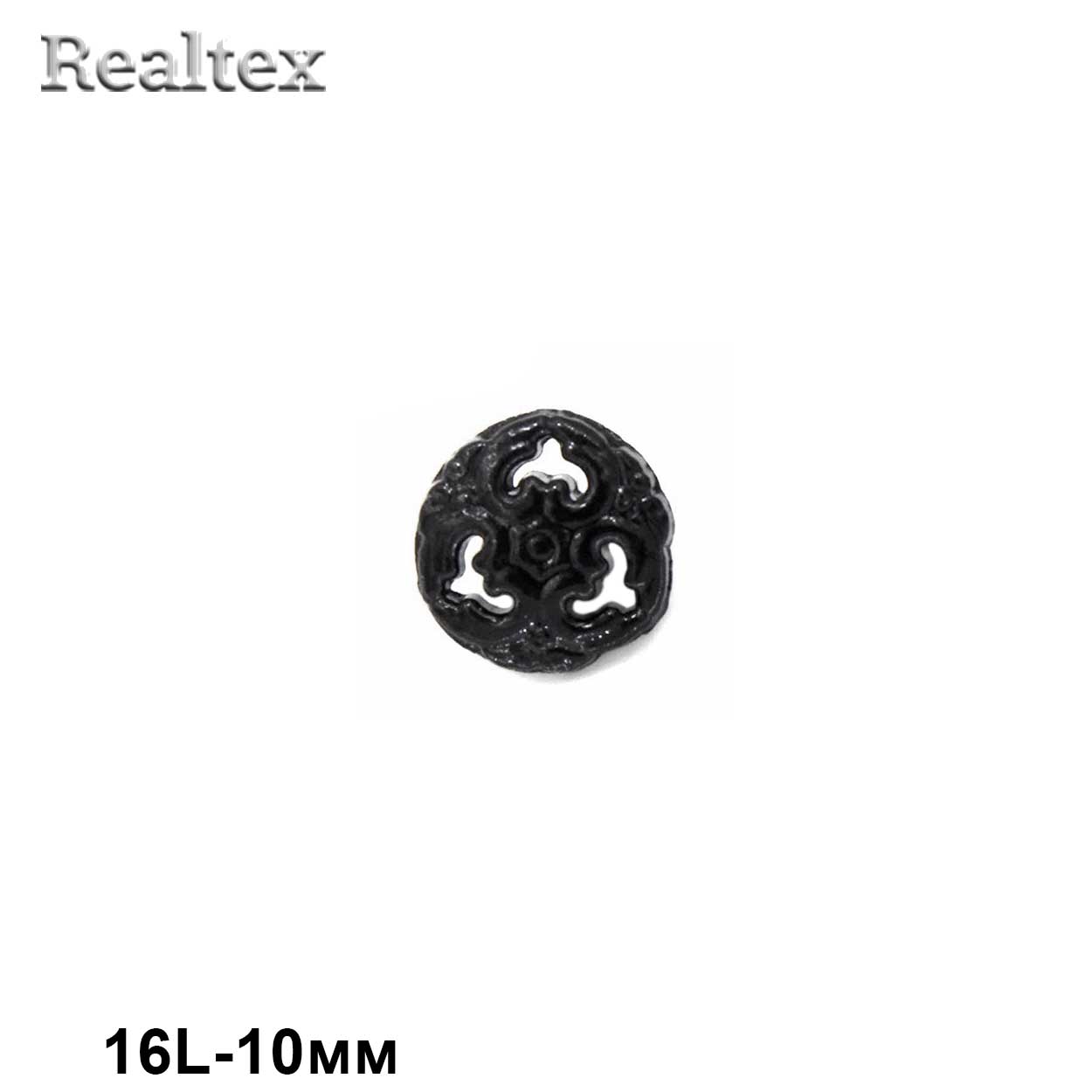 Пуговицы LA 1362 16L (144шт) цв.Black 